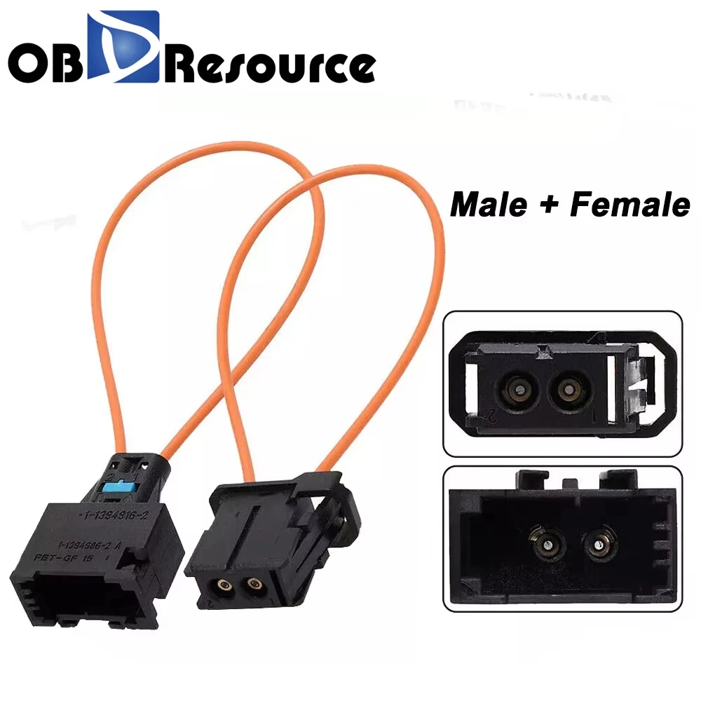 MOST Fiber Optic Loop Connector Female Male Cable Socket Adapter Diagnostic Tool For Volkswagen BMW Audi Mercedes-Benz
