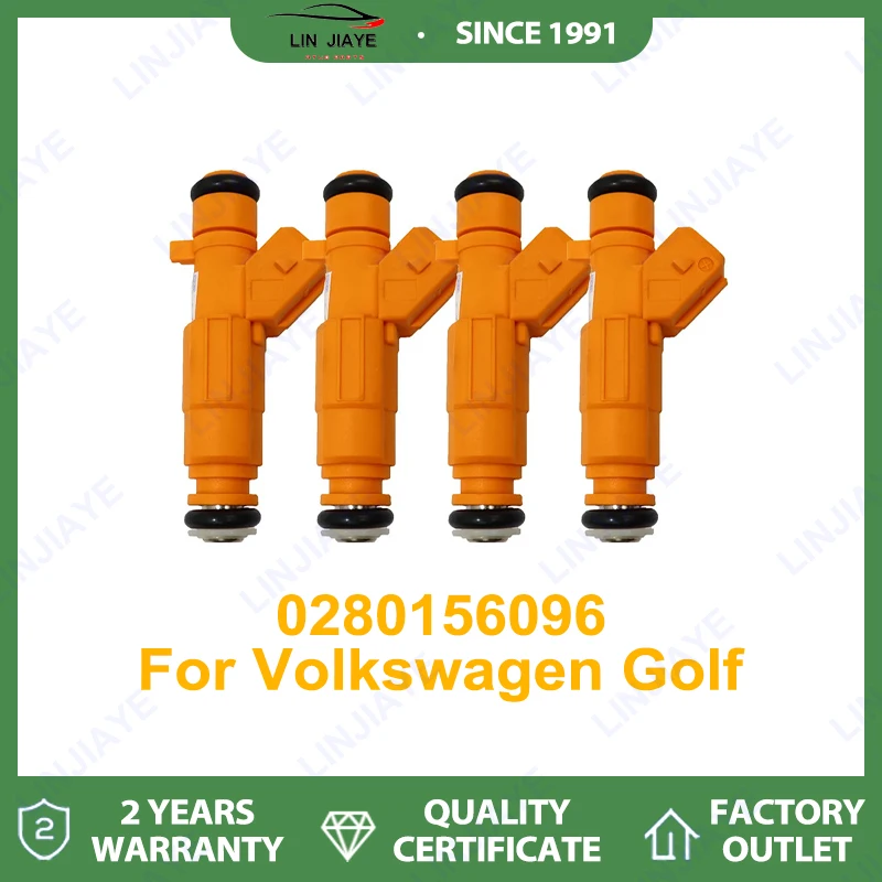 

1/4pcs Fuel Injector 0280156096 032906031D 0 280 156 096 for Seat Cordoba Ibiza for-Golf 1.6L Injector Nozzle