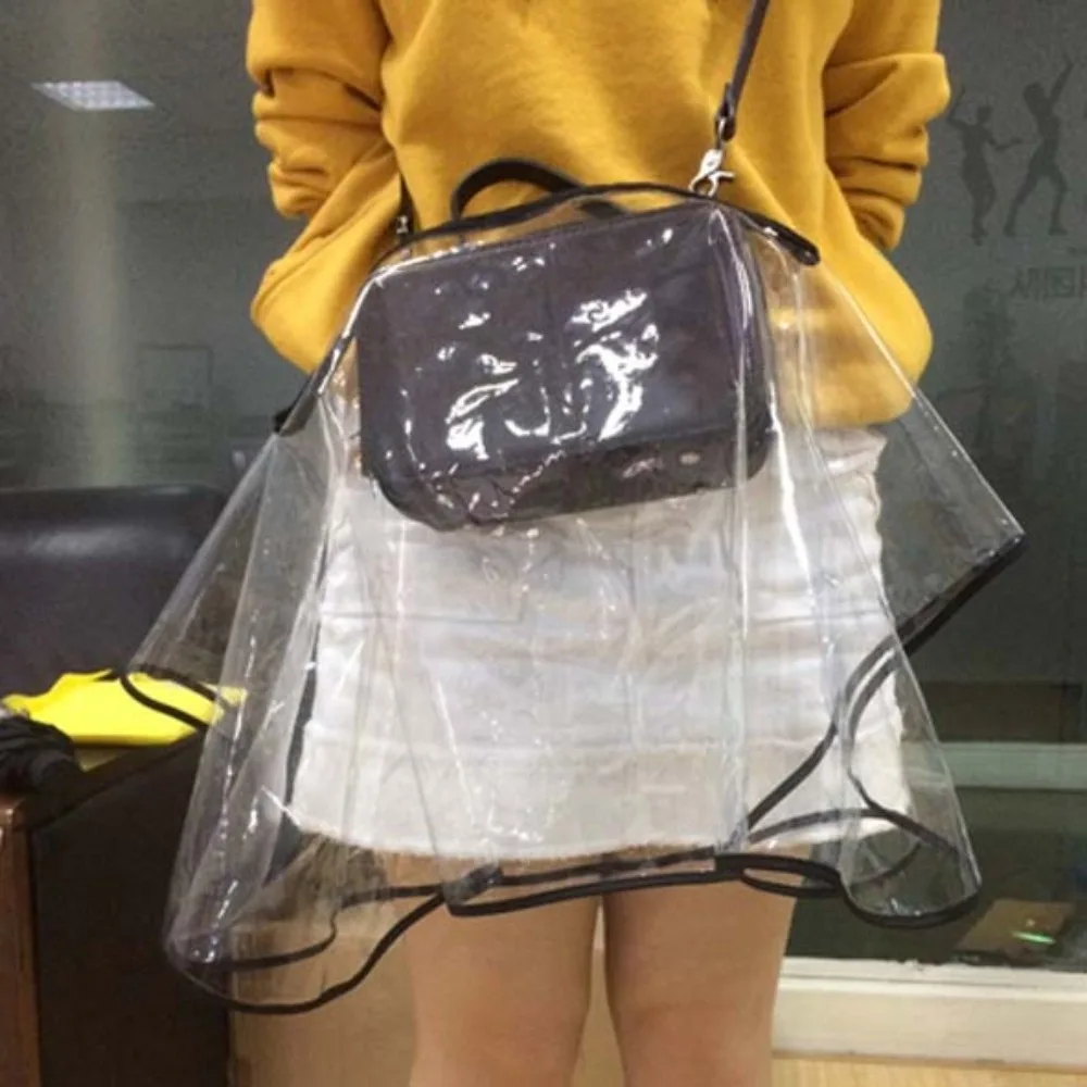 Universal Fit Bag Raincoat Transparent Eco-Friendly Purse Rainproof Quick-Dry Frosted Matte Tote Protector Luxury Bag Care