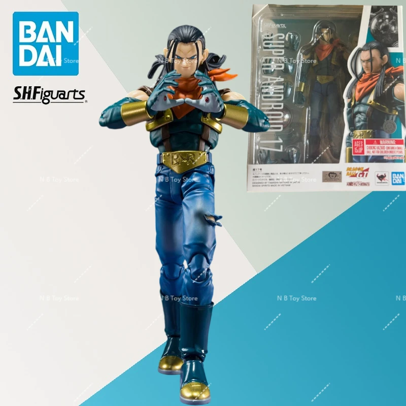 

В наличии Bandai SHF Dragon Ball Series полностью подлинный супер No. 17, аниме-мобильные украшения, фигурки, подарочная модель ручной работы