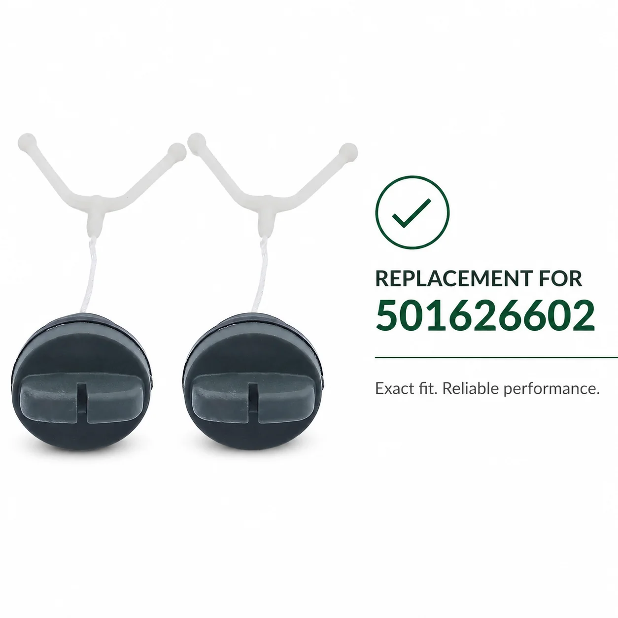 2pcs Oil Tank Cap Fuel Cap For Poulan PP475 PP415 PP425 PP505 Petrol Chainsaw Replacement Part 501626602 Saw Parts Accessories