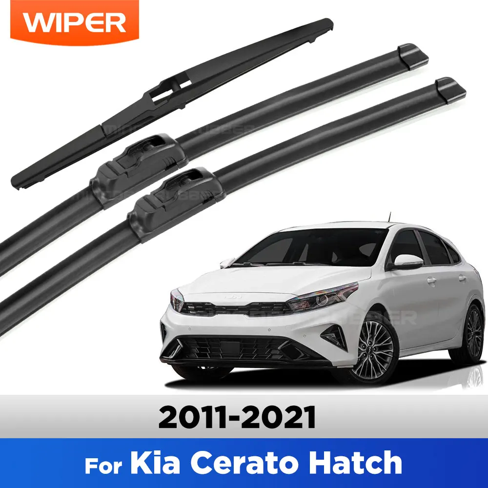 

For Kia Cerato Hatch BD 2018-2023 2019 2020 2021 Wiper Front&Rear Wiper Blades Windshield Windscreen Window Brushes 26"+16"+14"