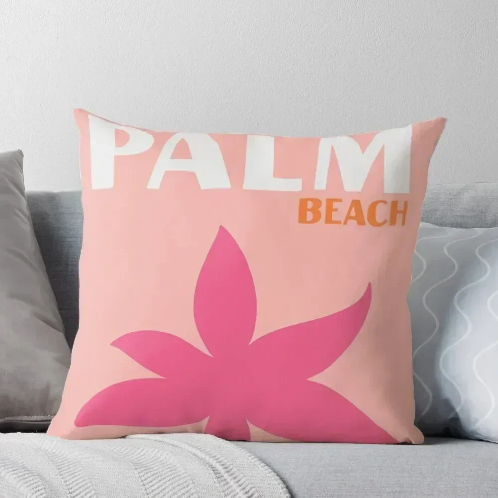 

Palm Beach Asouline Print Throw Pillow Decorative Sofa Cushion anime girl New year pillow