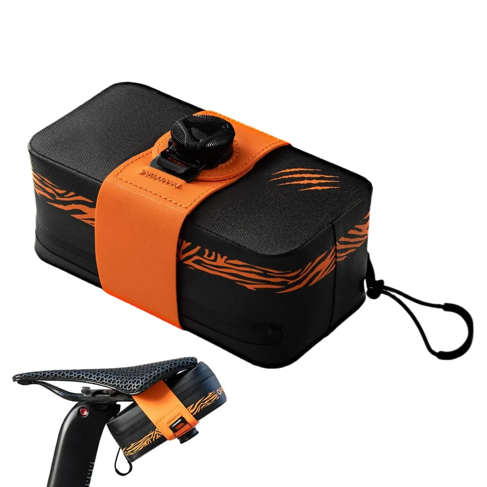 

New Knob Type Bicycle Saddle Bag Lockable Lightweight MTB Cycling Tail Bag Waterproof Portable Cycling Bags Bike Accessories