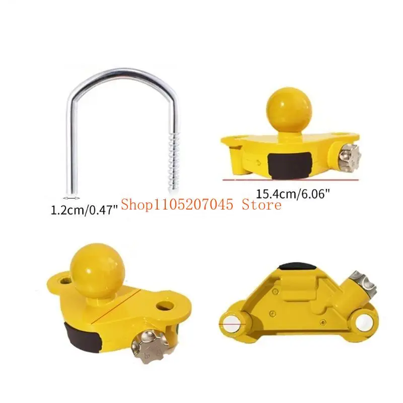 37cd Universal Hitch Lock Trailer Ball Coupler Mật khẩu Trailer Nấc du thuyền