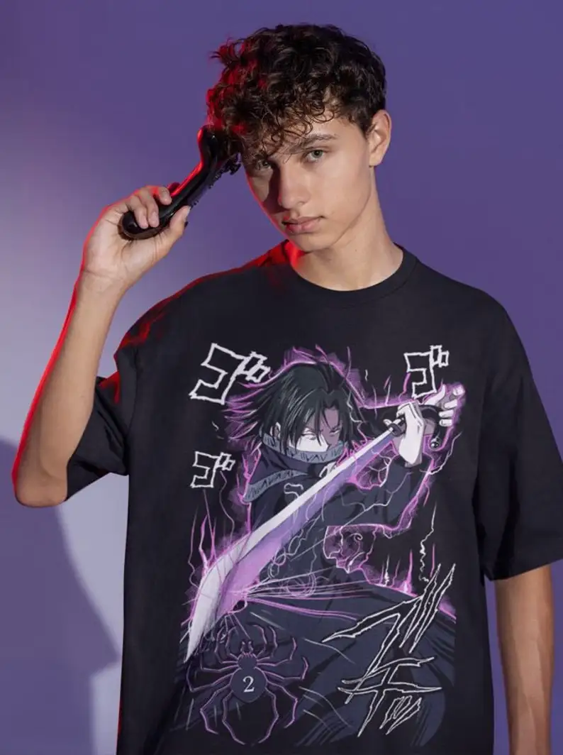 Popular Anime Print Series, Casual and Comfortable Retro Character T-shirts,Fashionable and Trendy,The First Choice for Shopping