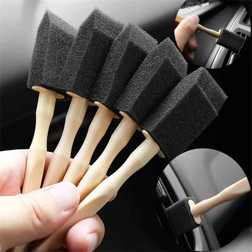 Car Air Conditioner Vent Cleaner Cleaning Brush Detailing Scrub Brush Outlet Wash Duster Dust Removal Auto Interior Clean Tool