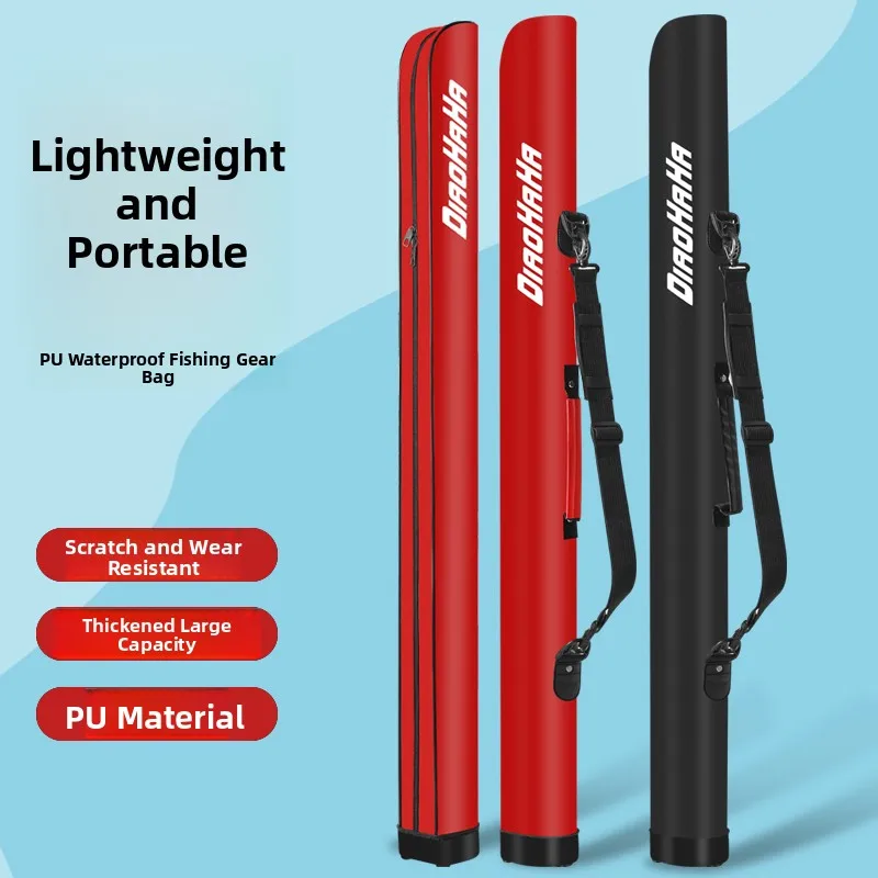 Lightweight Fishing Rod Case 125 Meters Hard  Waterproof New Multi-Function Large Capacity Fishing Gear Bag Outdoor Camp...