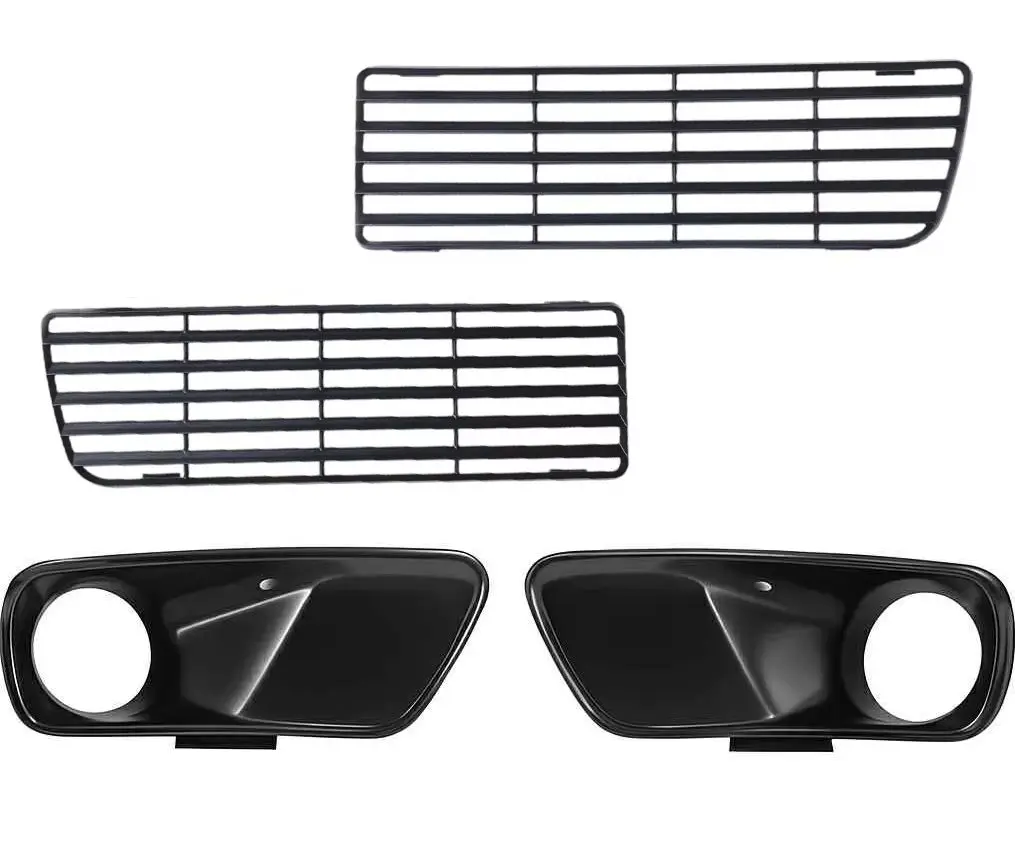 

Elegant Easy-Install 4-Piece Set Bumper Reflector Grille Lower Air Intake Duct for VW MK3 Golf GTI VR6 EURO Bumper Only