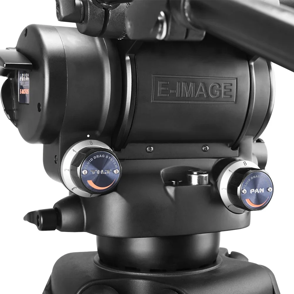 E-IMAGE MH32 E-MOTUS 100mm 32kg Payload Video Fluid head with continuous stepless counterbalance