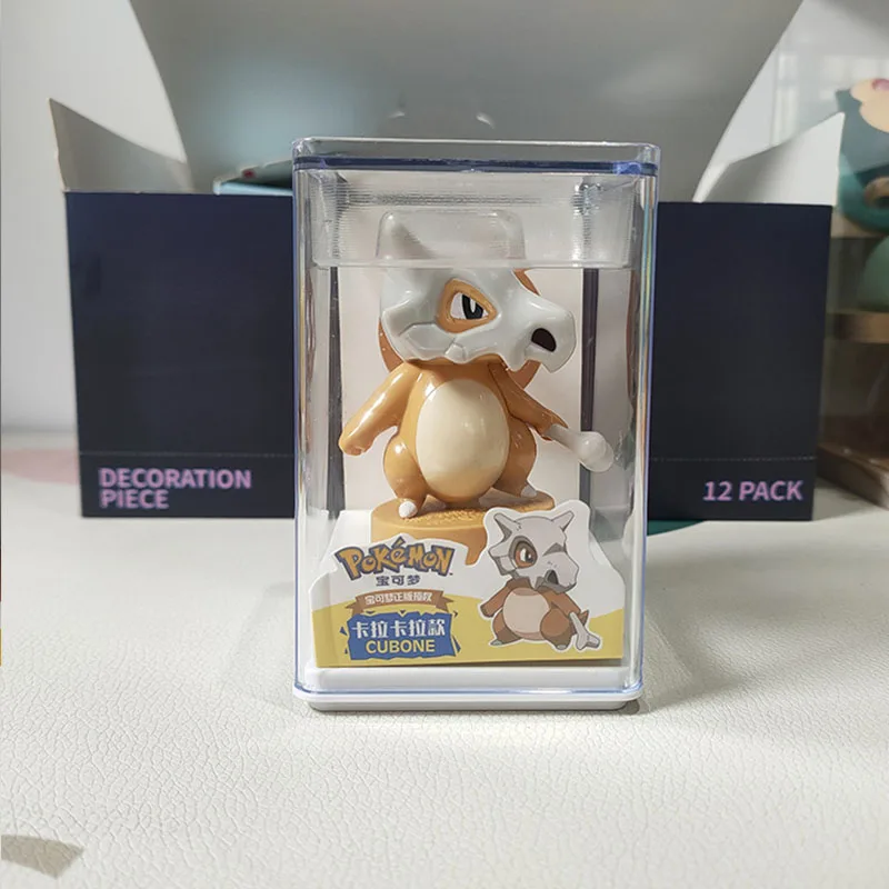 Pokemon Cartoon Toys Cute Pikachu Psyduck Squirtle Seal Creative Anime Model Ornament Collection Toy Kids Birthday Festival Gift