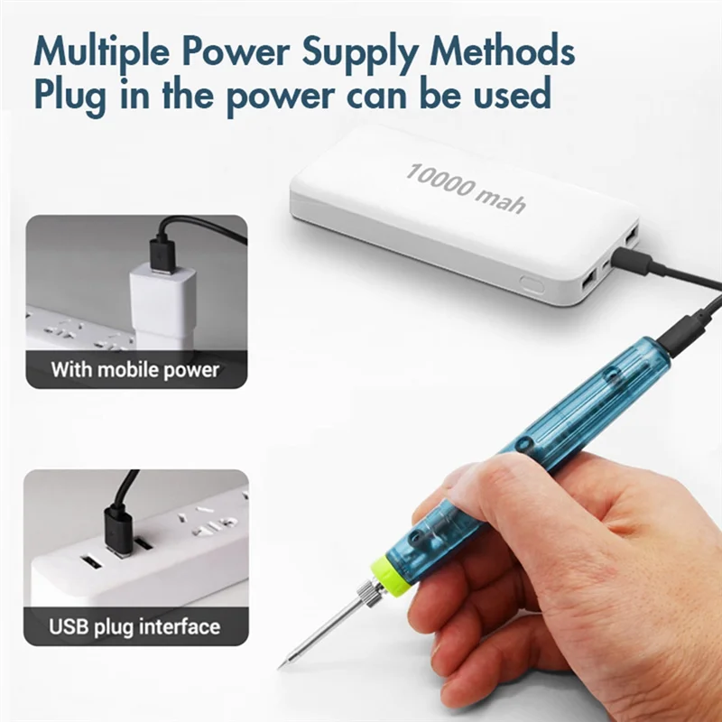 

A51M-USB Electric Soldering Iron 5V Low-Voltage Electric Soldering Iron Suit USB Electric Soldering Iron Kit