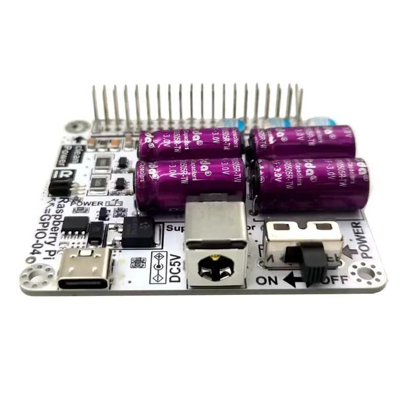 DLHiFi-filtro de potencia, placa de purificación de condensador Farad para Raspberry Pi Moode Volumio Picoreplayer Runeaudio DAC HiFi Audio