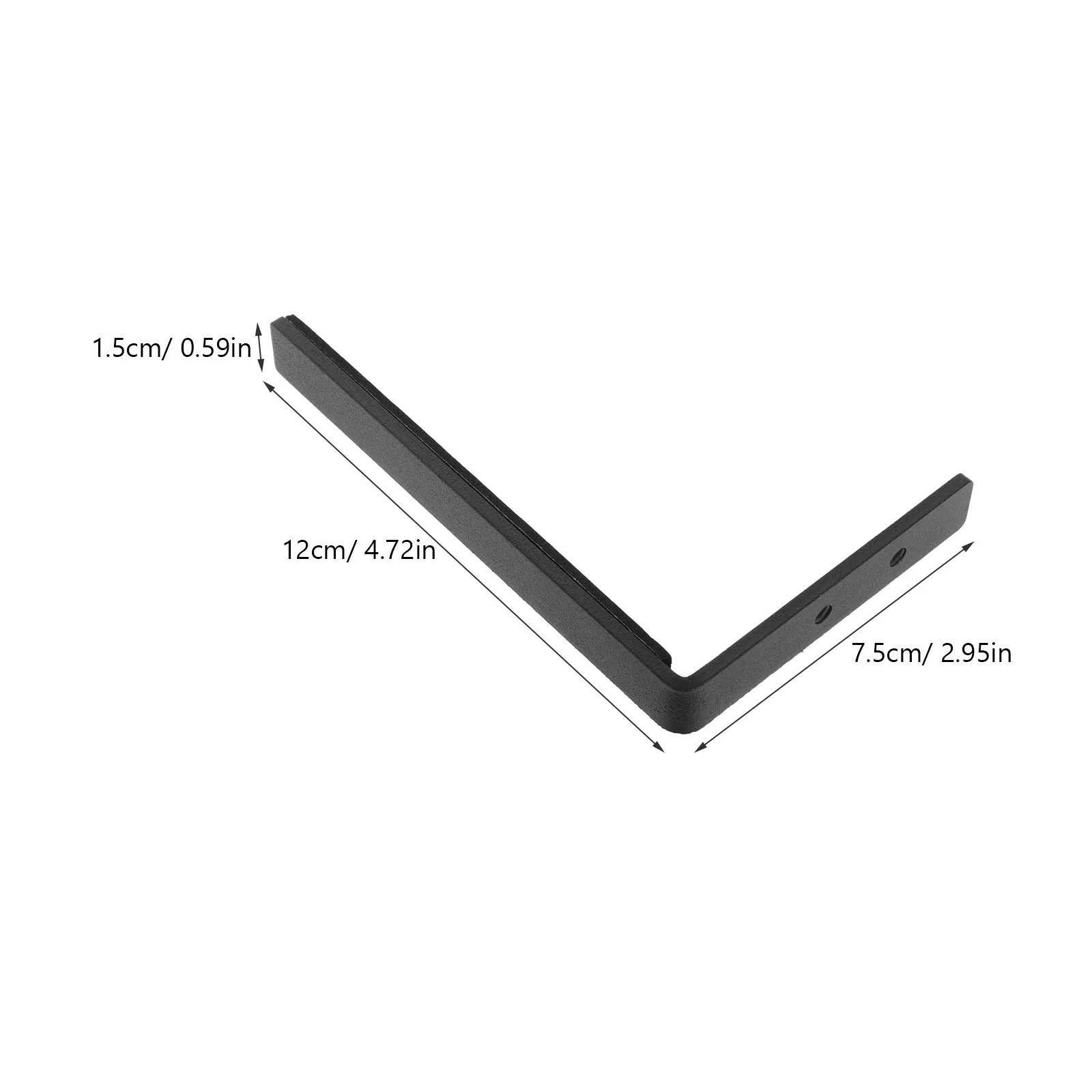 2Pcs Soundbar Wall Mount Bracket Sturdy Metal Construction for Home Audio System Wall Mounted Speaker Stand Enhanced Stereo