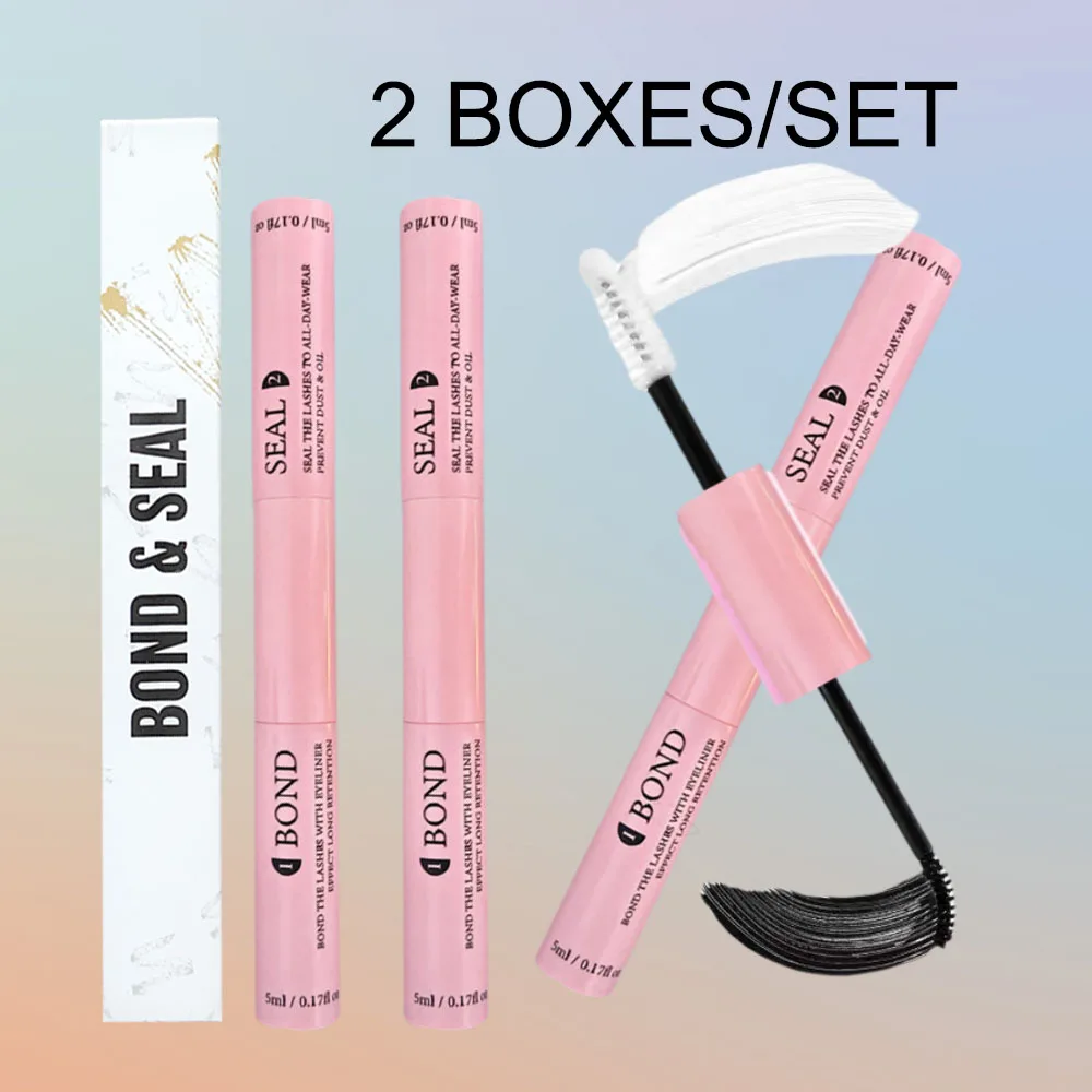 Lash Bond en Seal 10 ml individuele wimperlijm en afdichting Supersterke fixatie Wimperverlenging en wimperlijmverwijderaar 5 ml pincetset