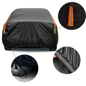 Universal waterproof caps of the car, outdoor, sun, rain, snow protection, UV self, SUV, Sedan, 190t, complete protective lids 6 Main Sales Cover Panel Veracruz - №2