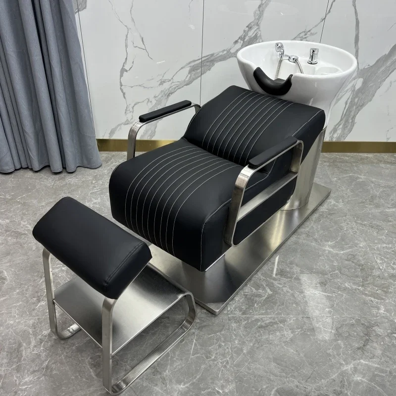 

Professional Shampoo Chair Head Shaving Cosmetic Hairdressing Chair Hair Washing Head Spa Complet Avec Lit Hairsalon Furniture