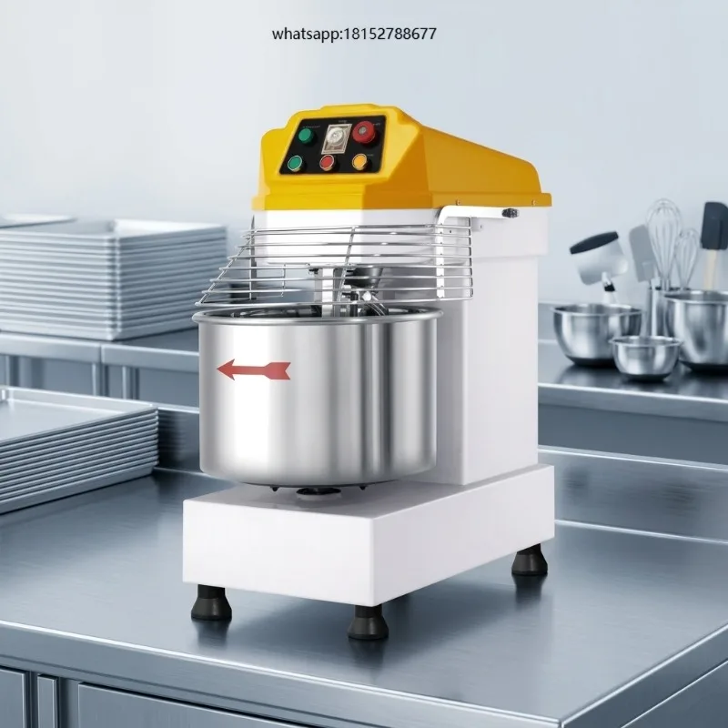 2 Speed Spiral Dough Mixer Commercial Bakery Bread Flour Mixing Kneading Machine