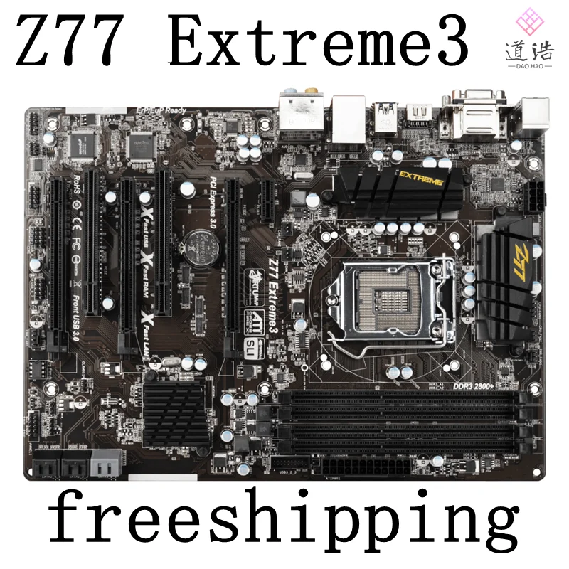 

For Asrock Z77 Extreme3 Motherboard 32GB LGA 1155 DDR3 ATX Z77 Mainboard 100% Tested Fully Work