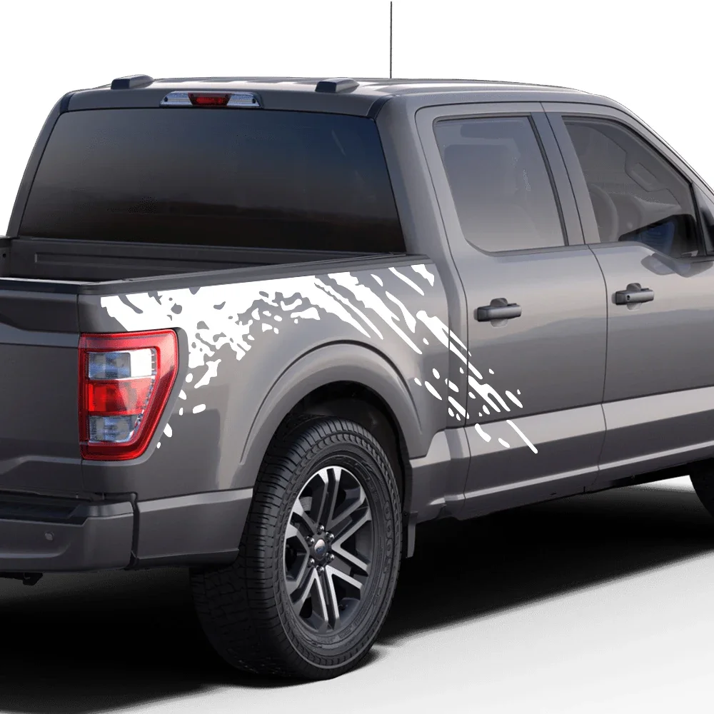 

Car Side Body Stickers Mud Splash Graphics Vinyl Decals Trunk Decoration Accessories For Ford F150 Raptor SVT F-150 2010-2014