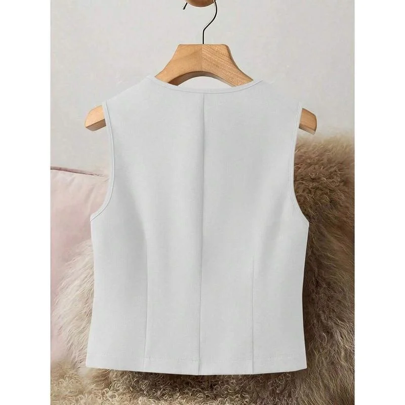 Women's Short Suit Vest F 53990 Ladies' Inner Wear Fashion Spring 2026 Regular Length Other Material 100% Inner Match
