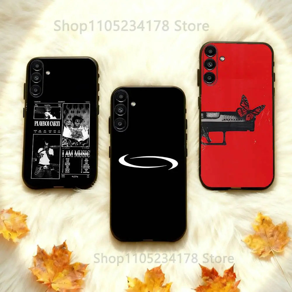 

Phone Case For Samsung Galaxy A73,31,32,72,41,53,52,71,22,5G,Note,J7,8,9 O-Opium SINGER Playboi C-Carti Soft Black Cover