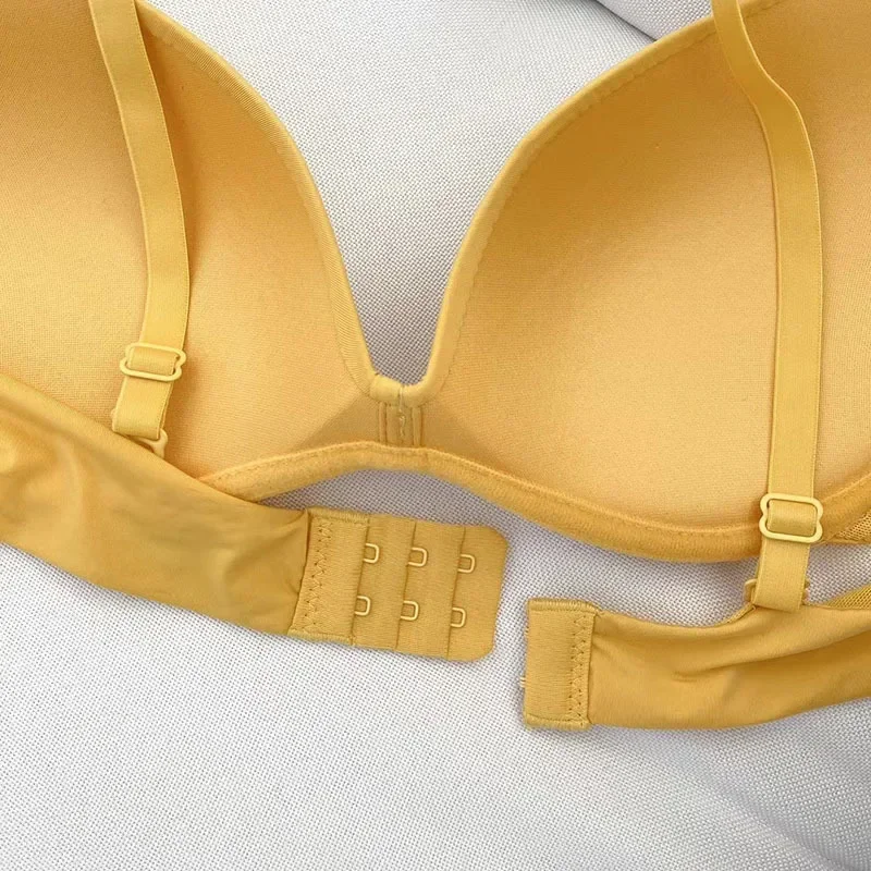 Японский цельный гладкий бесшовный маленький бюстгальтер пуш-ап для девочек с тонкой чашкой без косточек, бюстгальтер для сна 3/4 чашки, бюстгальтер без косточек, топ, бюстгальтер