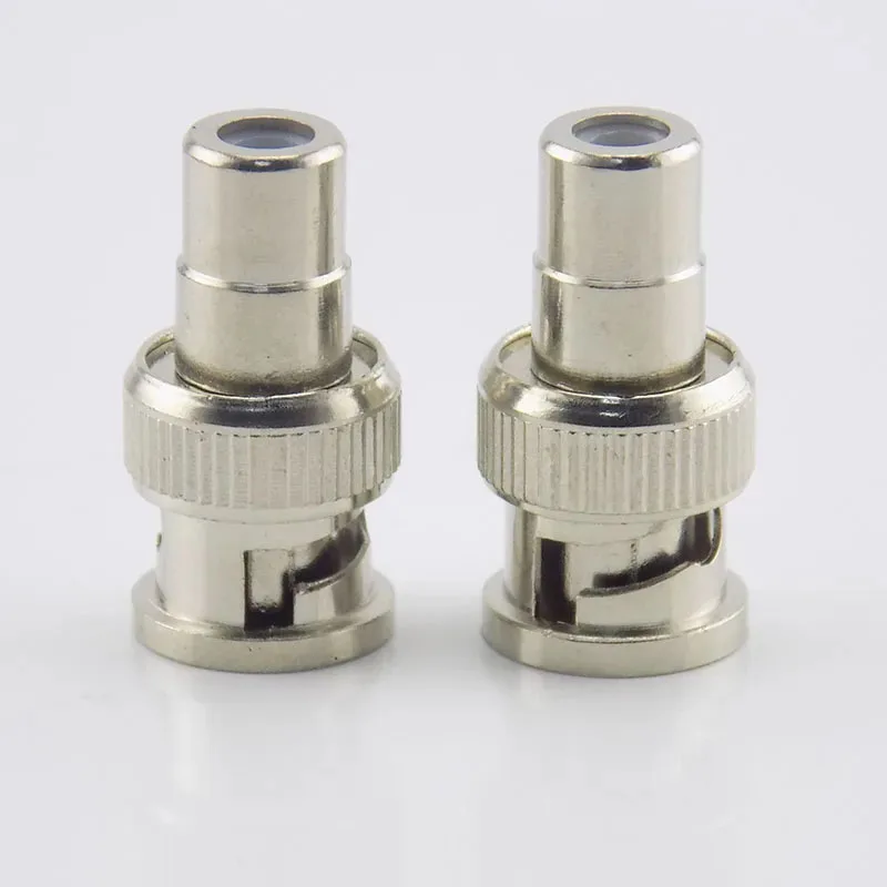 50-pieces BNC male end to RCA Female Plug Adapter Connector Adapter F/M Couple for Security System Video CCTV Camera