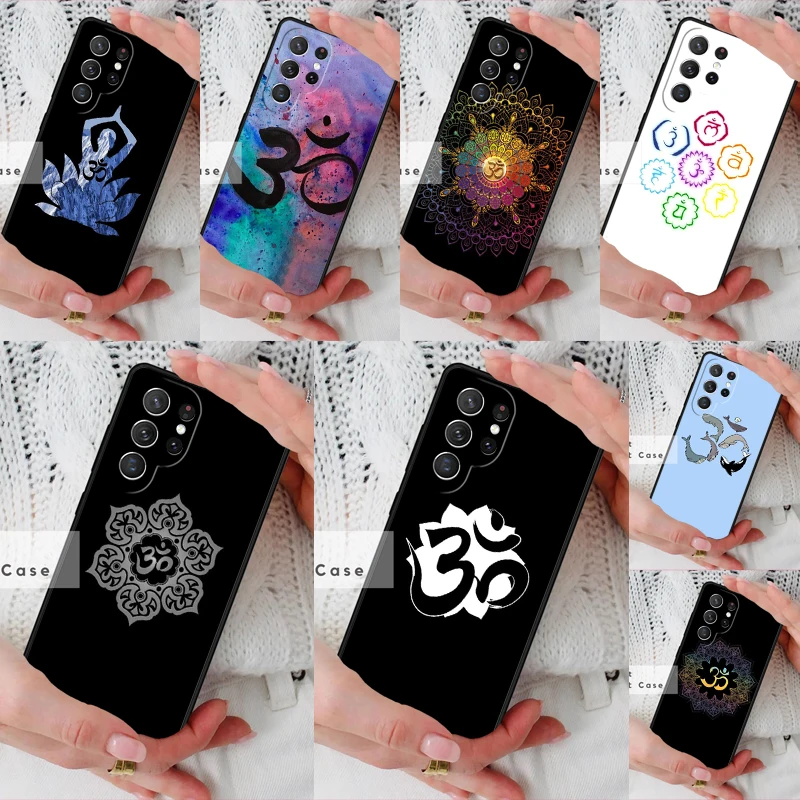 OM Yoga GOA Zen Symbol Phone Cover Case for Samsung Galaxy S26 Ultra S20 FE Note 10 S24 S23 S21 S25 Plus S22