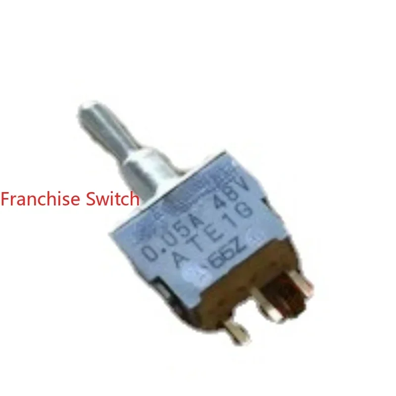 10PCS ATE1G Original Miniature Toggle Switch Bilateral Reset  0.05A48V Gold-plated Foot
