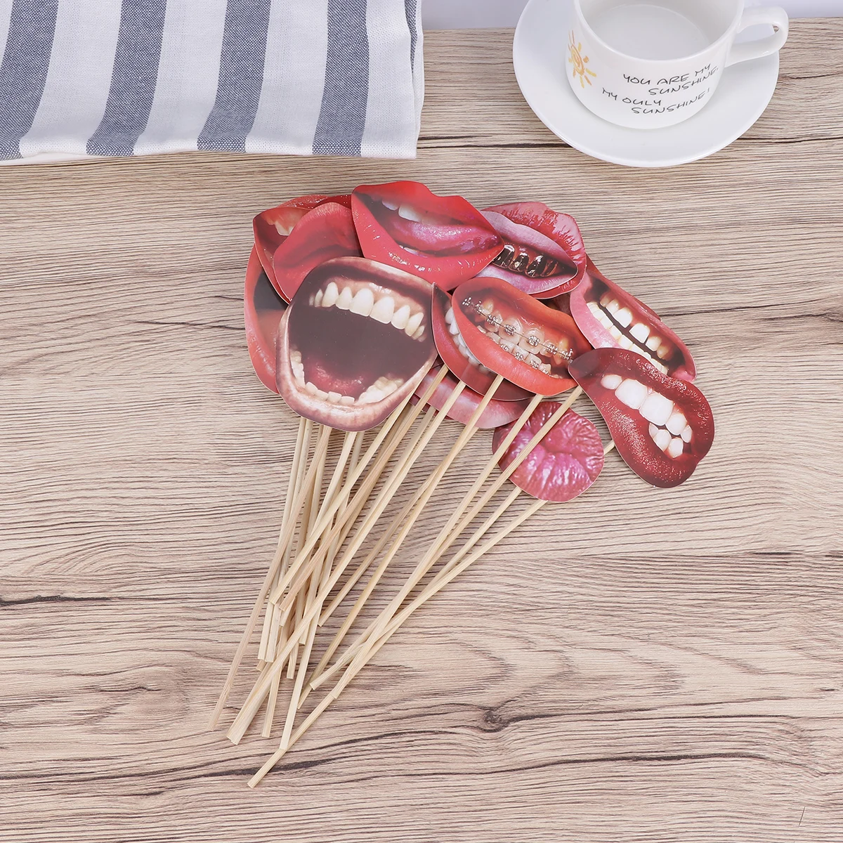 

20 Pcs Props Photo Booth Halloween Party Funny Picture Wedding