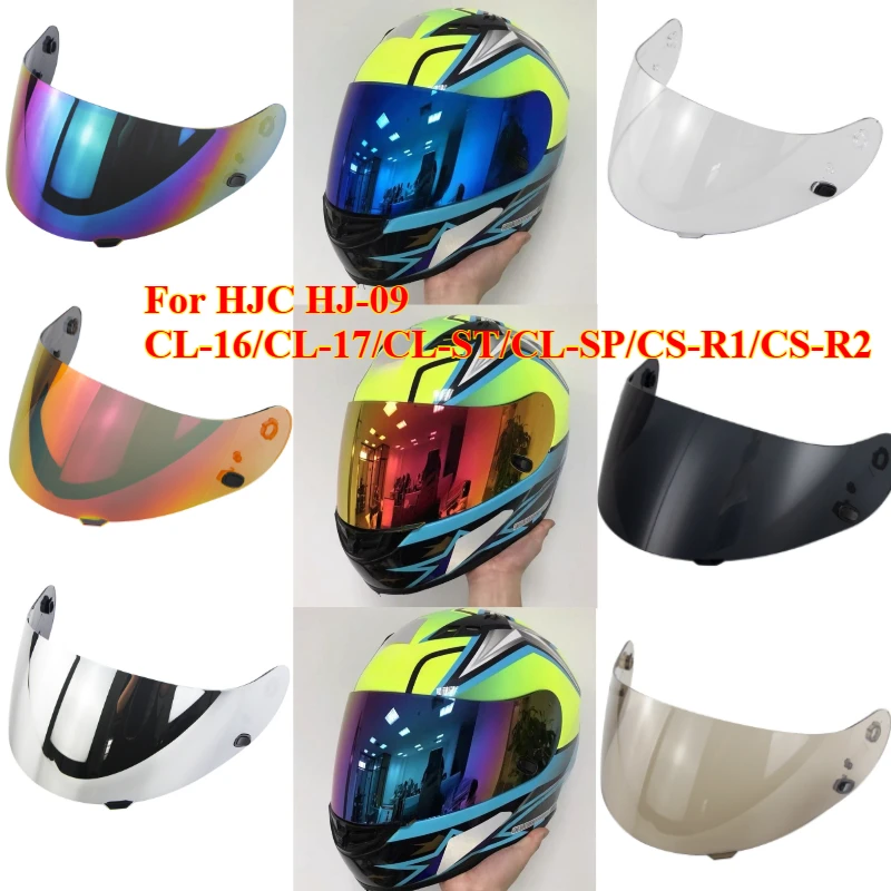 

1PCS Motorcycle Helmet Visor for HJC HJ-09 CL-16/CL-17/CL-ST/CL-SP/CS-R1/CS-R2 Full Face Helmet Glasses Lens
