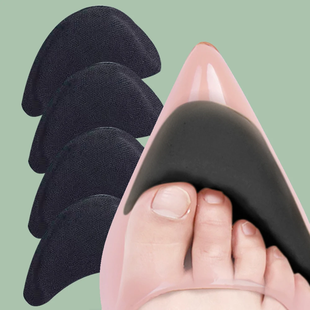 2-20pcs Women's Sponge Forefoot Insert Pads Reduce Shoe Size Pain Relief High Heel Filler Insoles Adjust Toe Plug Cushions