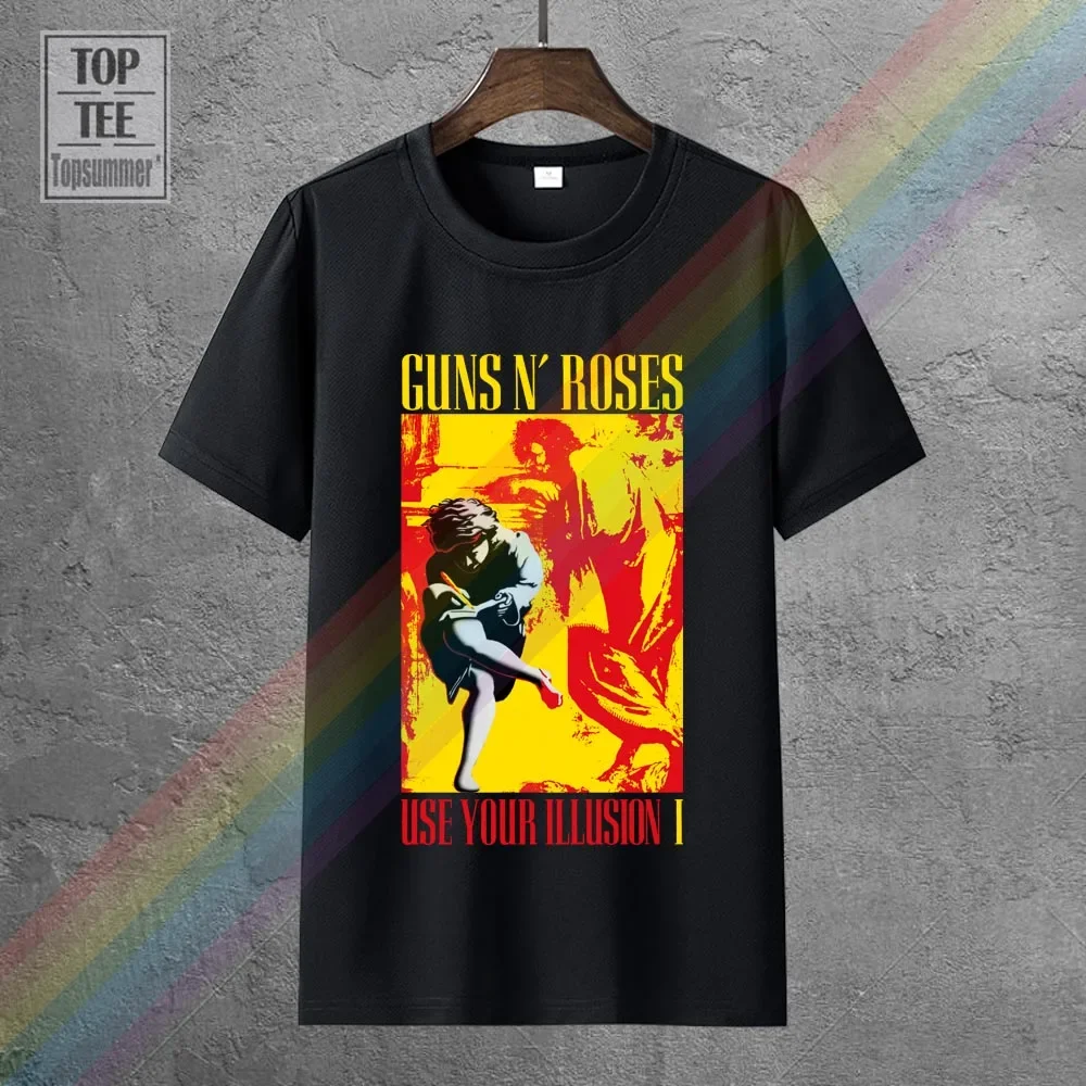 

Rock N Roll Tshirt Guns N Roses T Shirt Men T Shirts Funky Clothes Black Hipster Summer Clothes Cotton Tops Art Design Tees Punk