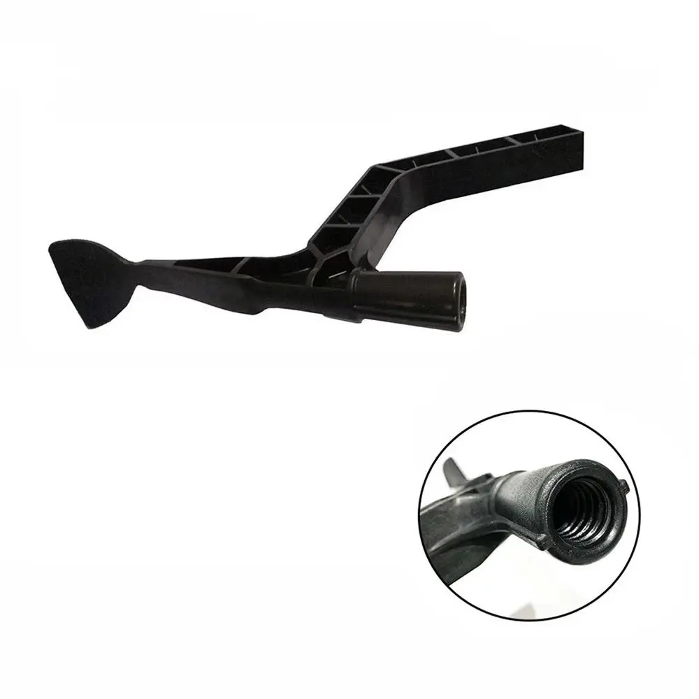 Extendable Gutter Cleaner Telescopic Durable Plastic Head Portable Gutter Cleaning Brush Splicing Pole Abrasion Resistance