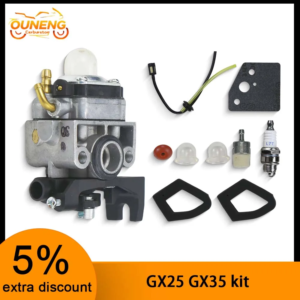 

Карбюратор газонокосилки GX35 для Honda GX25 GX35 HHB25 HHT35 HHH25 HHT35S 16100-Z0H-825 16100-Z0H-053 4-тактные микромоторы