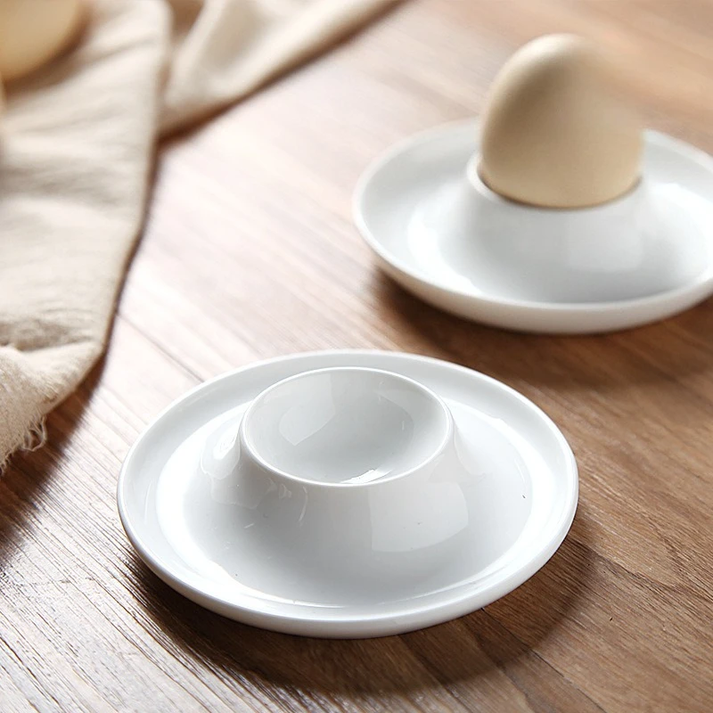Soft Boiled Egg Holder Egg Cup Stackable Egg Coddler Cups with Base for Serving Breakfast Brunch Exquisite Kitchen Table Decor