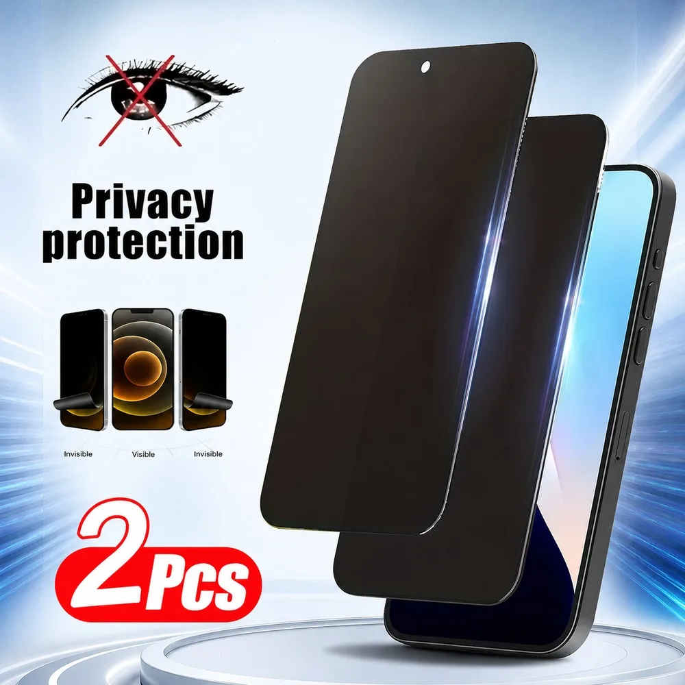 2 Stück Privatsphäre-Schutzglas für ZTE nubia Air Pro Red Magic 11S Pro Anti-Spy Displayschutz für ZTE nubia Red Magic 11S Pro