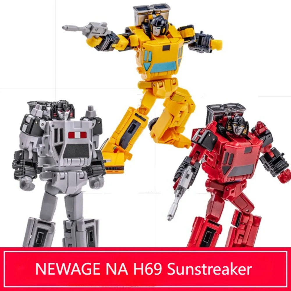 

Transformation Toy NEWAGE NA H69 Sunstreaker G1 Original Color H69R Red H69P White Small Scale Action Figure