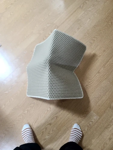 Customer review photo for Honeycomb Cat Litter Mat