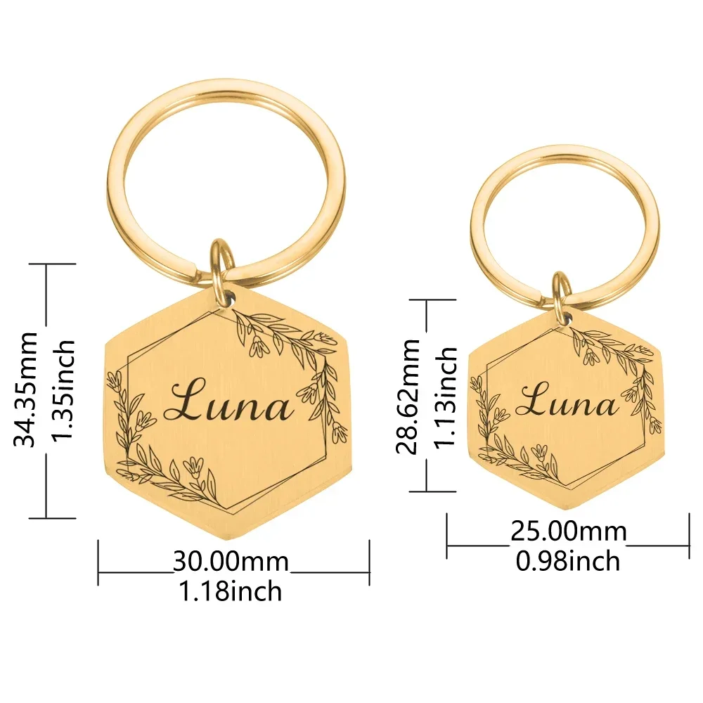 Personalized Dog ID Tags Engraved Cat Puppy Pet ID Name Number Plate Address Collar Tag Pendant Pet Dog Cat Accessories