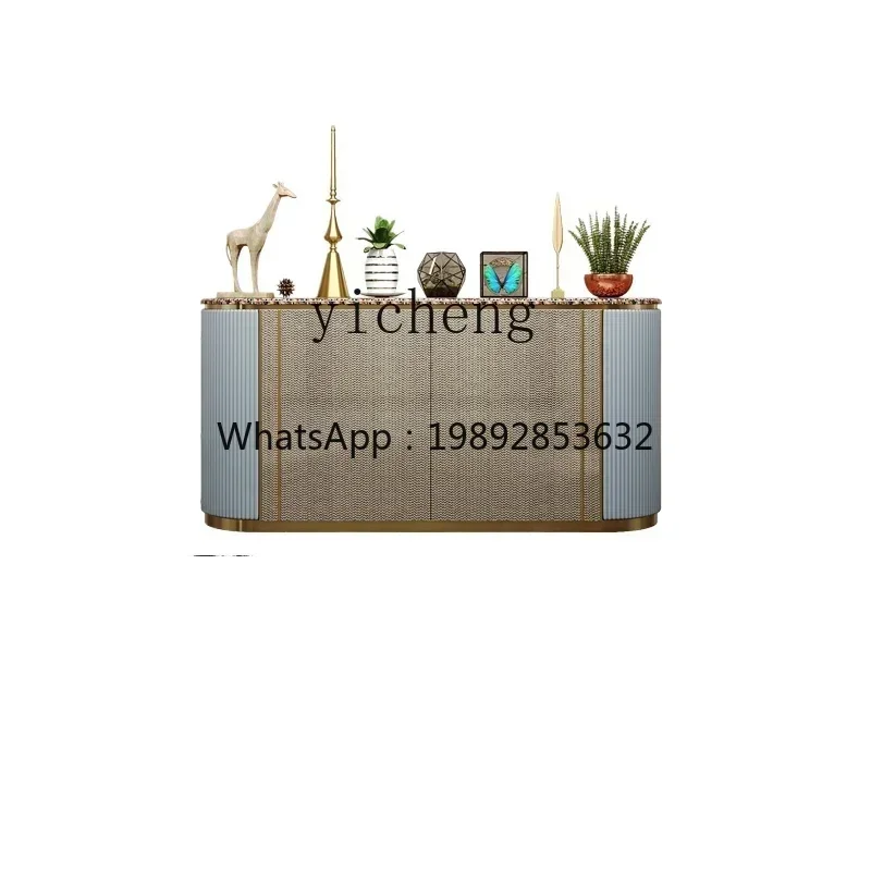 

dining side cabinet, new product in living room, tea side cabinet against the wall, simple and advanced storage