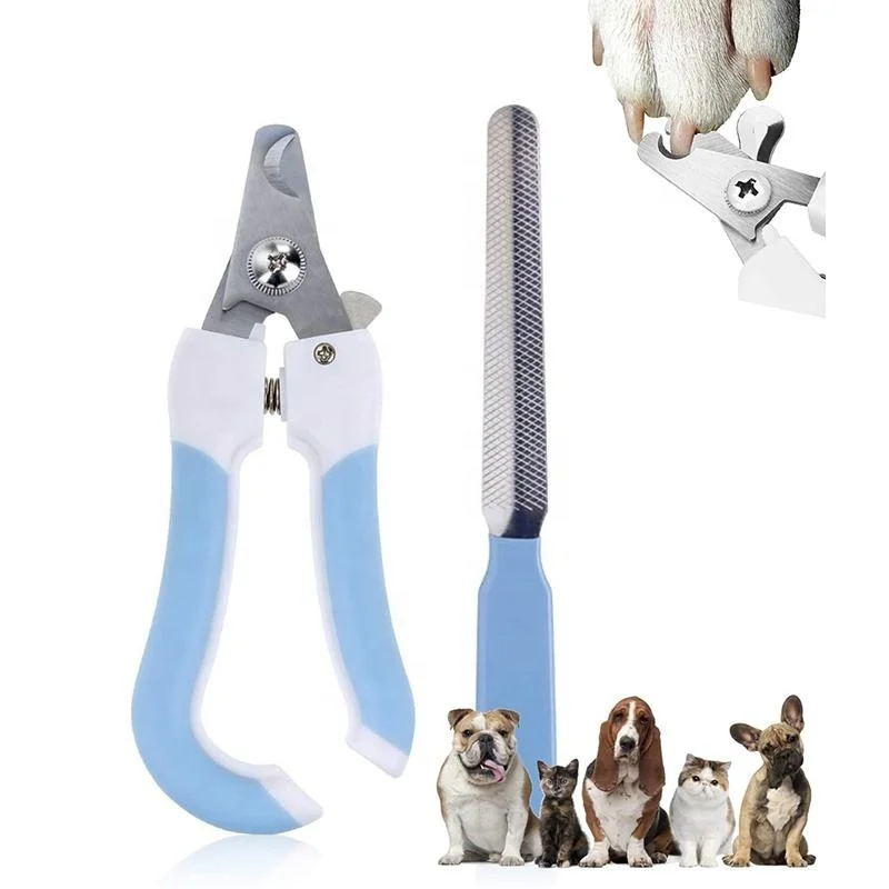 Pet Grooming Nail Clippers Stainless Steel Straight Handle Dog Cat Nail Scissors Portable Pet Nail Cutter Pet Accessories