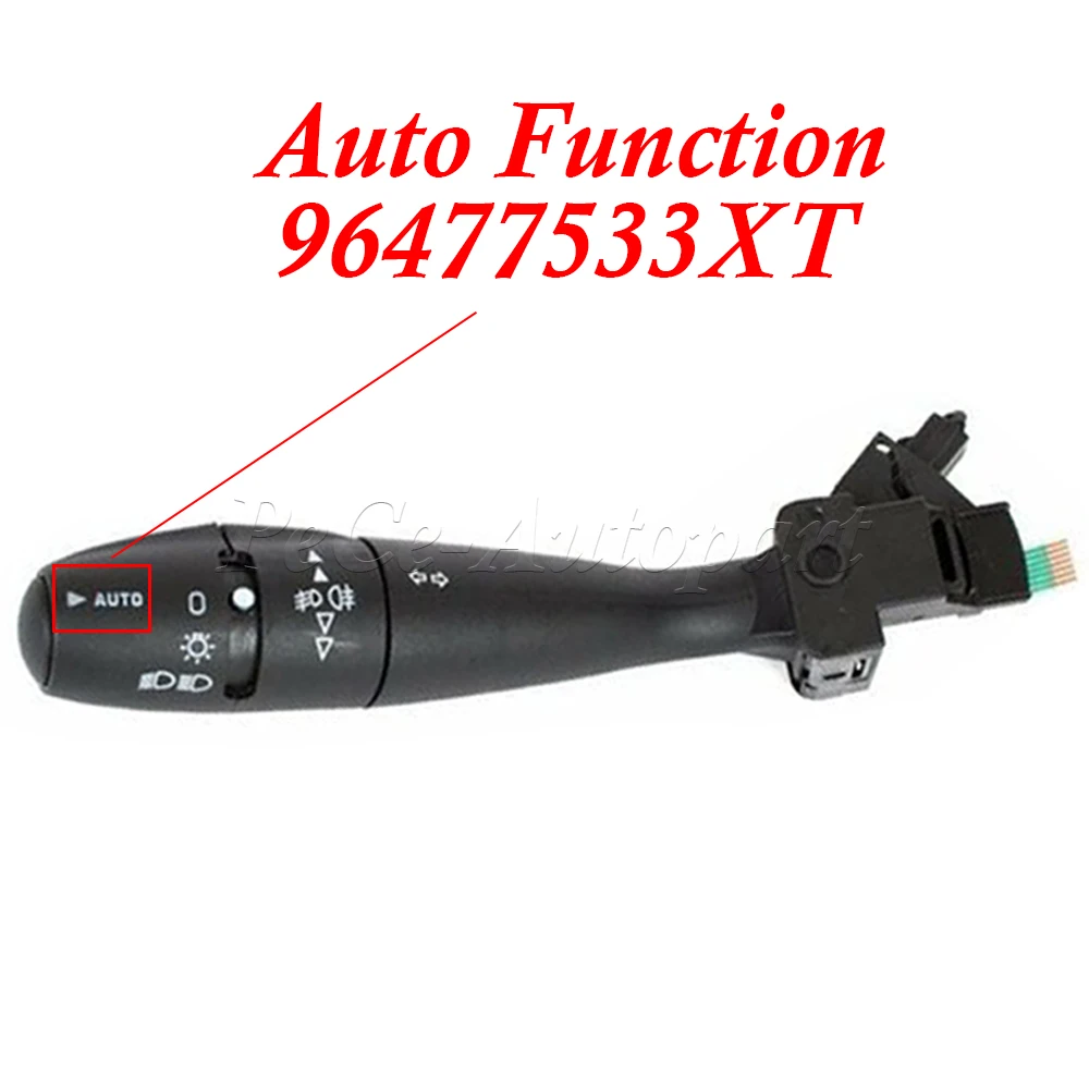 For PEUGEOT 1007 206 207 307 406 407 807 Turn Signal Indicator Switch Steering Column Horn 96477533XT 96595087XT 96608841XT