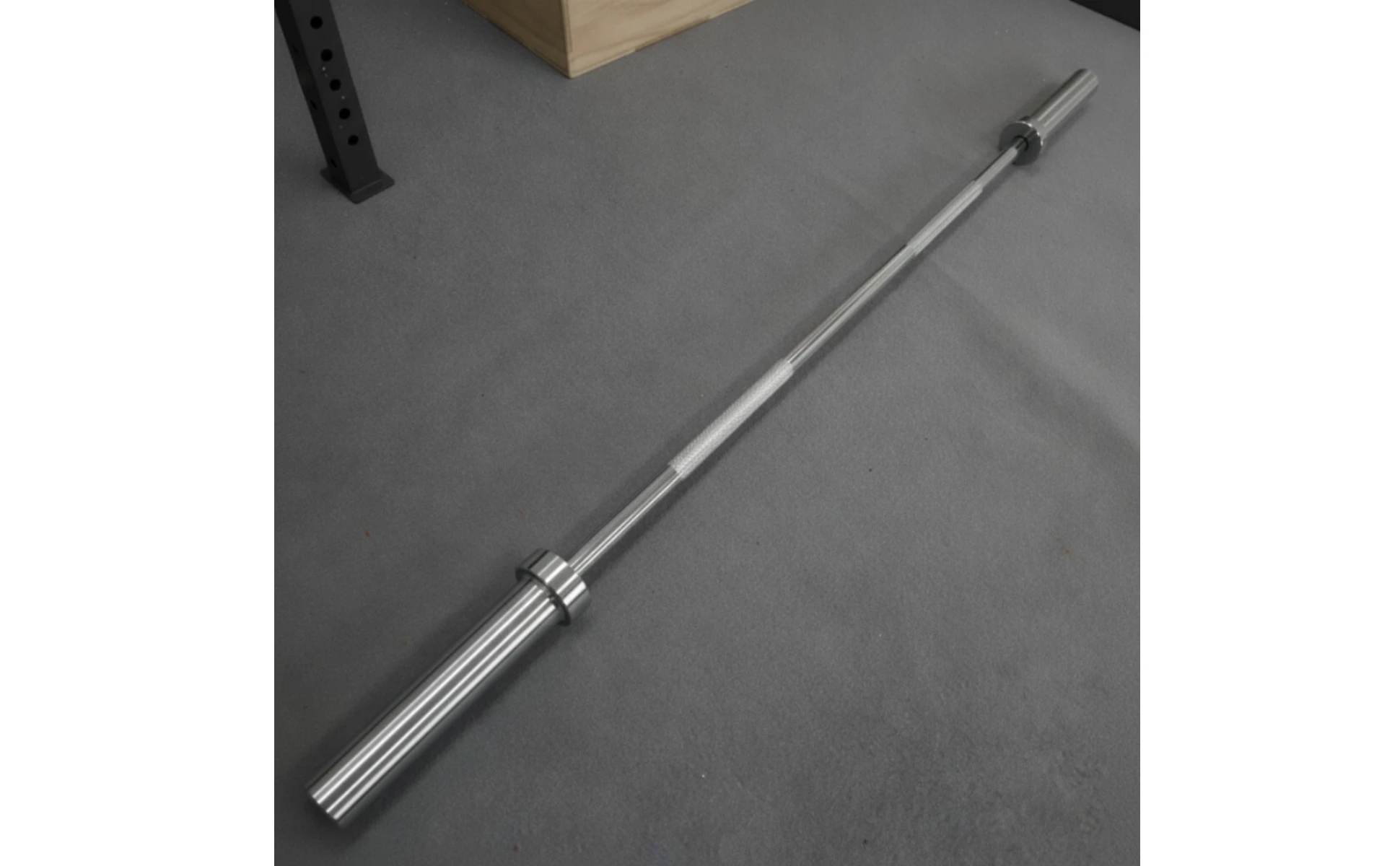 Standard Barbell Knurled Standard Bar with Rotating Sleeves Straight Bar Heavy-Duty for Weightlifters, Strength Training Standard Barbell Knurled Standard Bar with Rotating Sleeves Straight Bar Heavy-Duty for Weightlifters, Strength Training