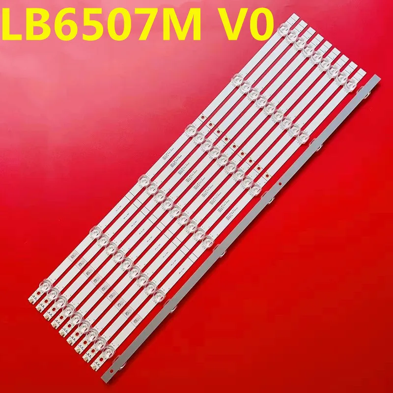 10PCS LED Backlight Strip LB6507T LB65084 LB6507M V0 For 65S1 65R6E1 65H6510G 65H6570F 65H6590F H65B7100 H65B7300 HD650S1U81-K1