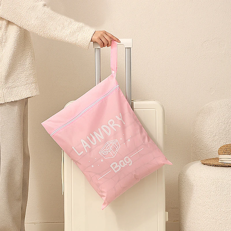 Portable Dirty Clothes Drawstring Bag Laundry Bags Oxford Waterproof Storage Pouch Swimming Fitness Beach Clothes Organizer Bag