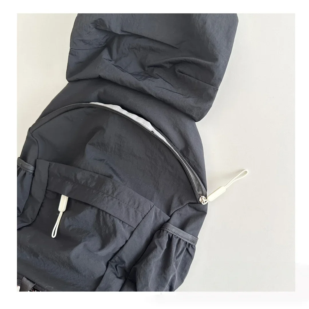 가벼운 어린이 배낭 빠른 건조 원단 스타일리시한 컬러 블록 트렌디 플랩 백 봄 가을 야외 하이킹용