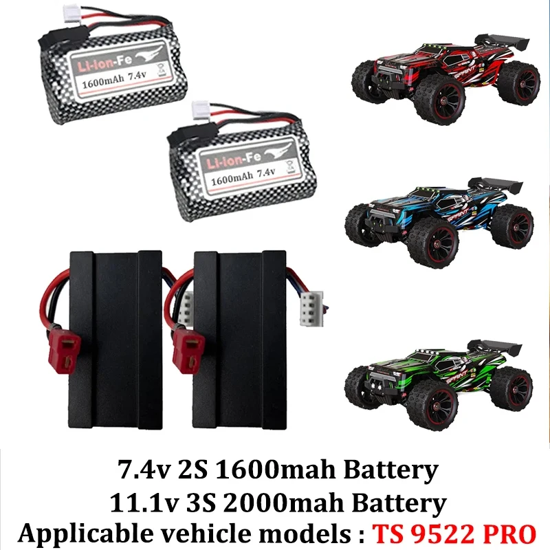 

1:14 Scale TS-9522 High Perfommance Rc Car with 11.1V 2000mAh 7.4V 1600mAh LithiumBattery for Fast Racing