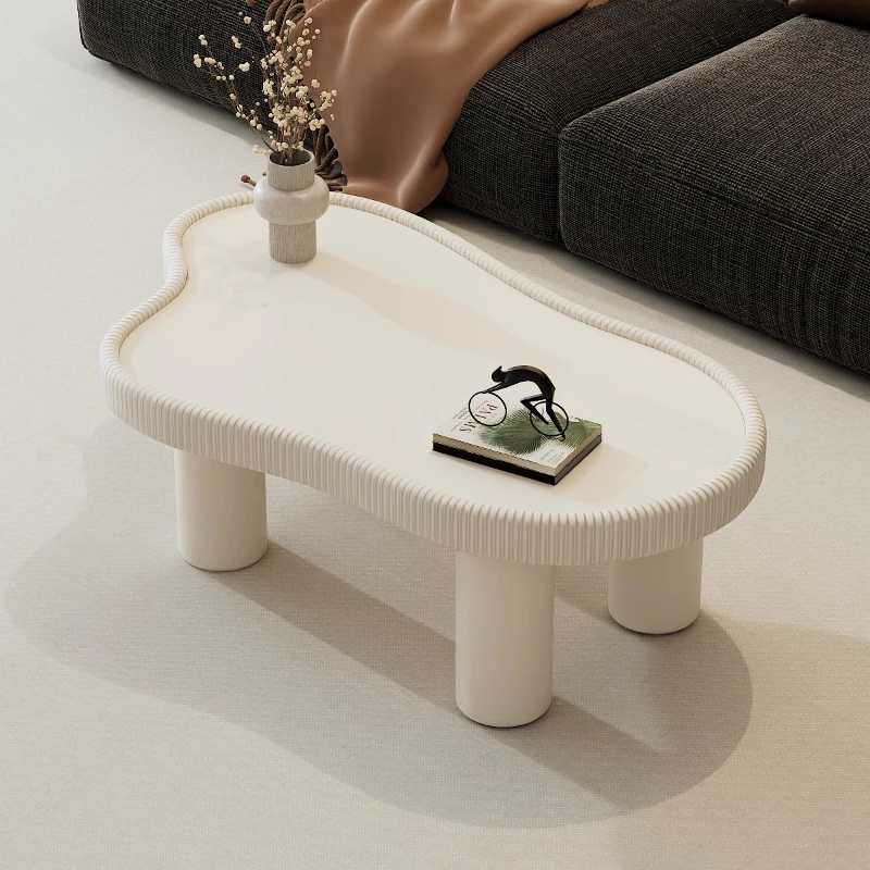 Nordic Luxury Coffee Table Modern Decoration Minimalist Aesthetic Coffee Table Unique Simple Mesa Auxiliar Living Room Furniture